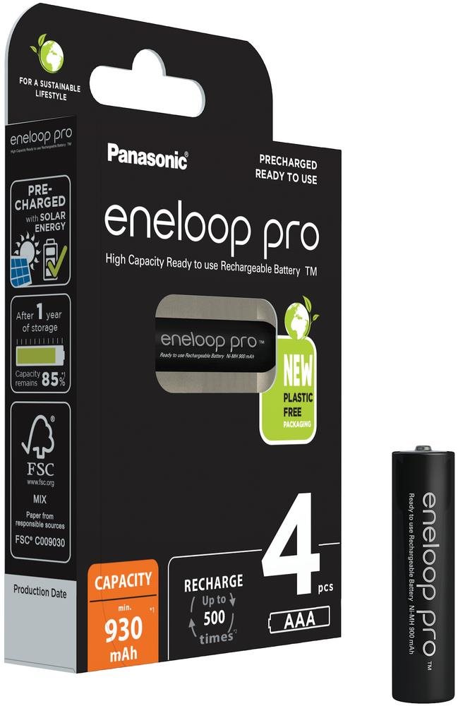 Panasonic eneloop HR03 AAA 4HCDE/4BE PRO N