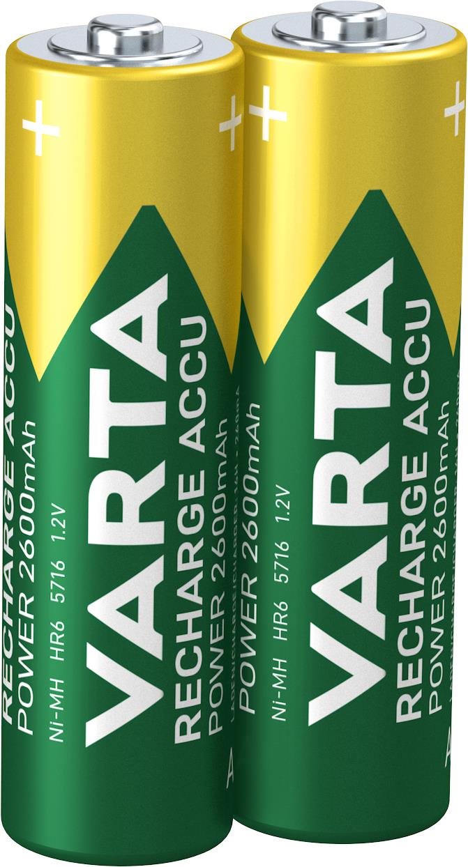 VARTA Recharge Accu Power Tölthető elem AA 2600 mAh R2U 2 db