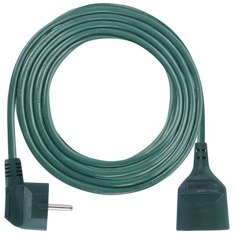 EMOS Hosszabbító kábel – csatlakozó, 5 m, zöld