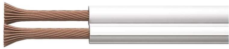 EMOS Dupla kábel árnyékolatlan 2x1,5mm fehér, 100m