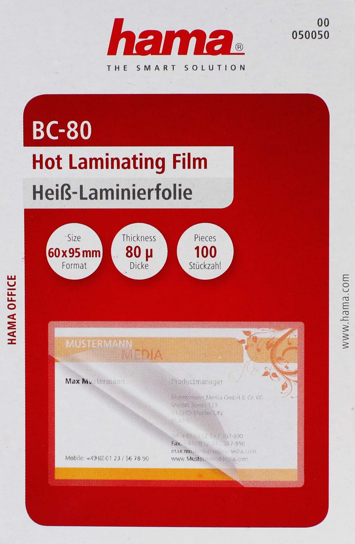 Hama Hot Laminating Film 50050