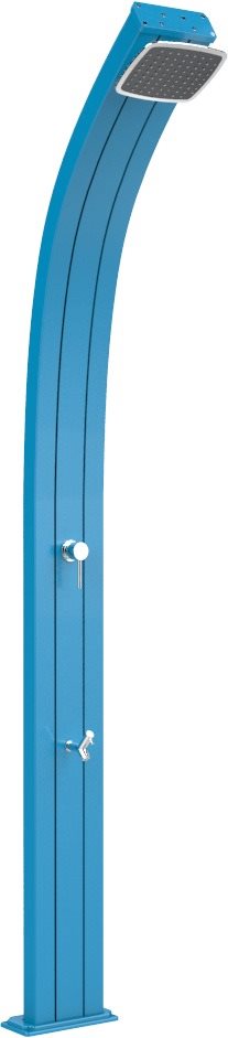 ARKEMA Napelemes zuhany láböblítéssel SPRING 30 l kék
