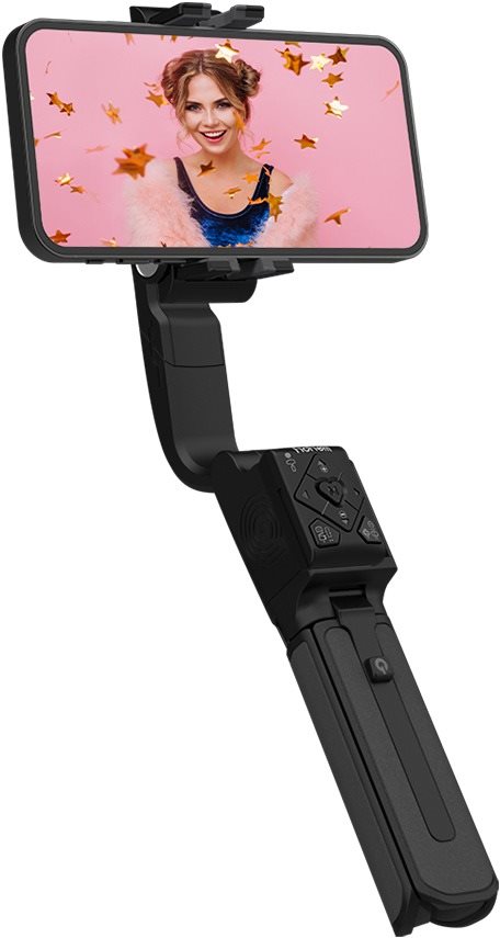 Hohem iSteady Q 360° AI selfie stick black