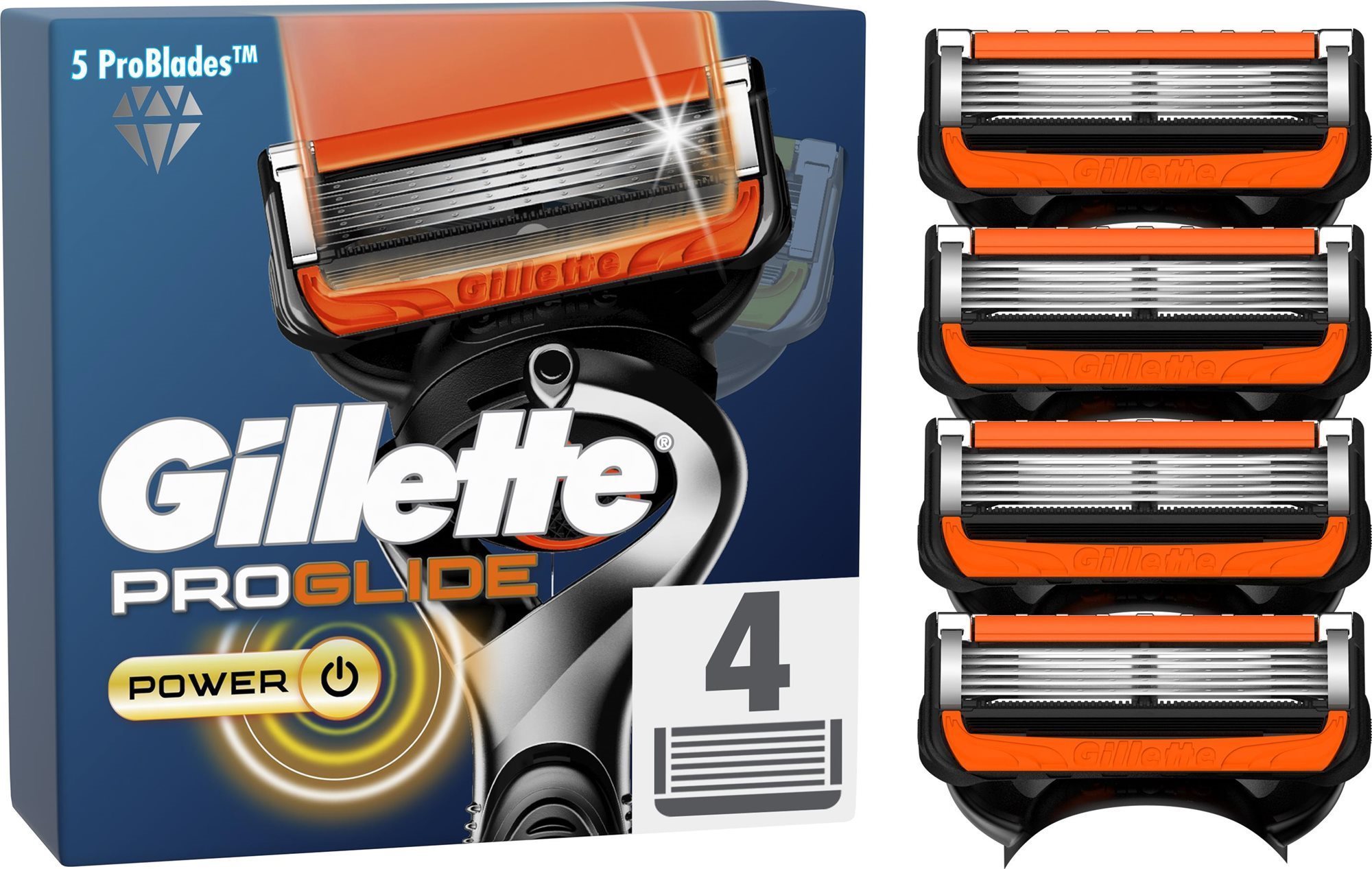 GILLETTE Fusion5 ProGlide Power 4 db