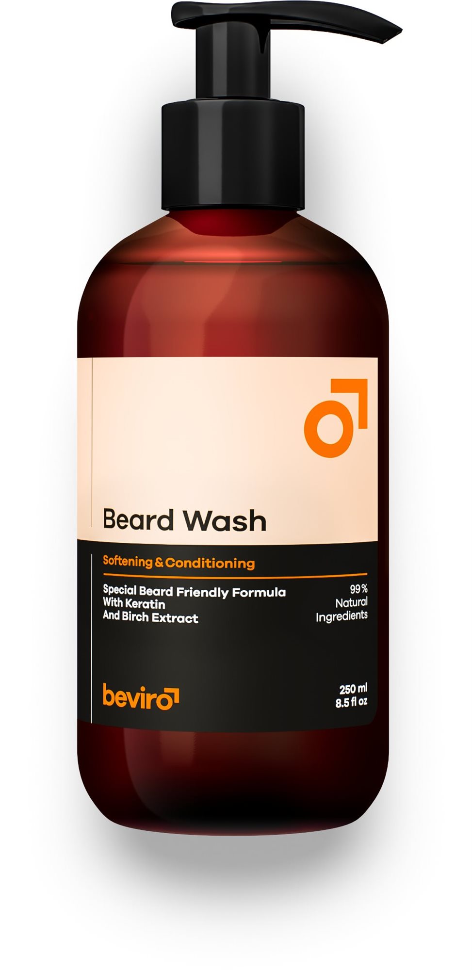 Szakáll sampon BEVIRO Beard Wash 250 ml