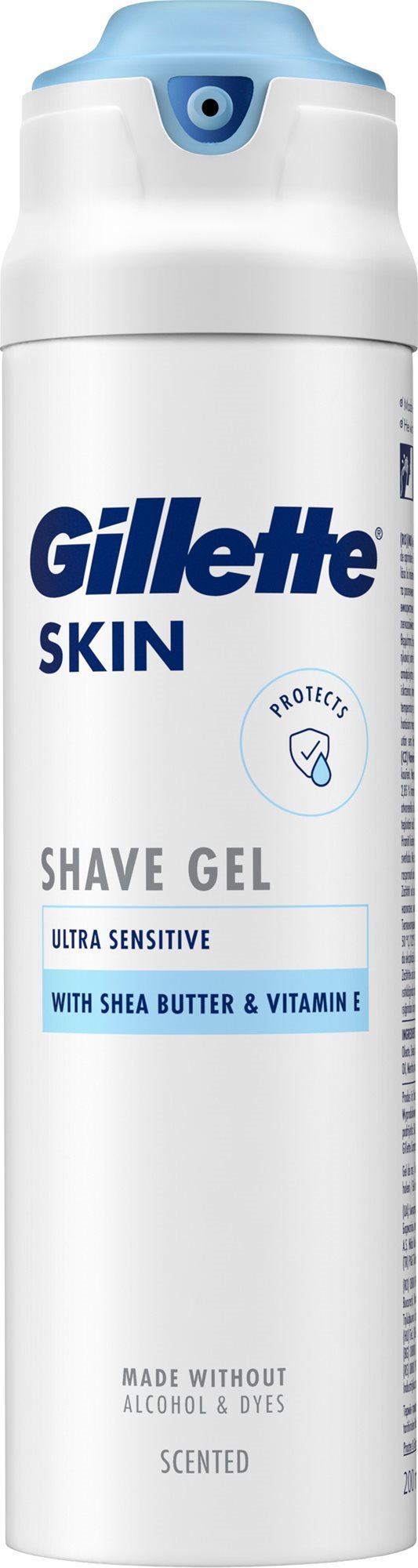 GILLETTE Skin Ultra Sensitive Borotvagél 200 ml