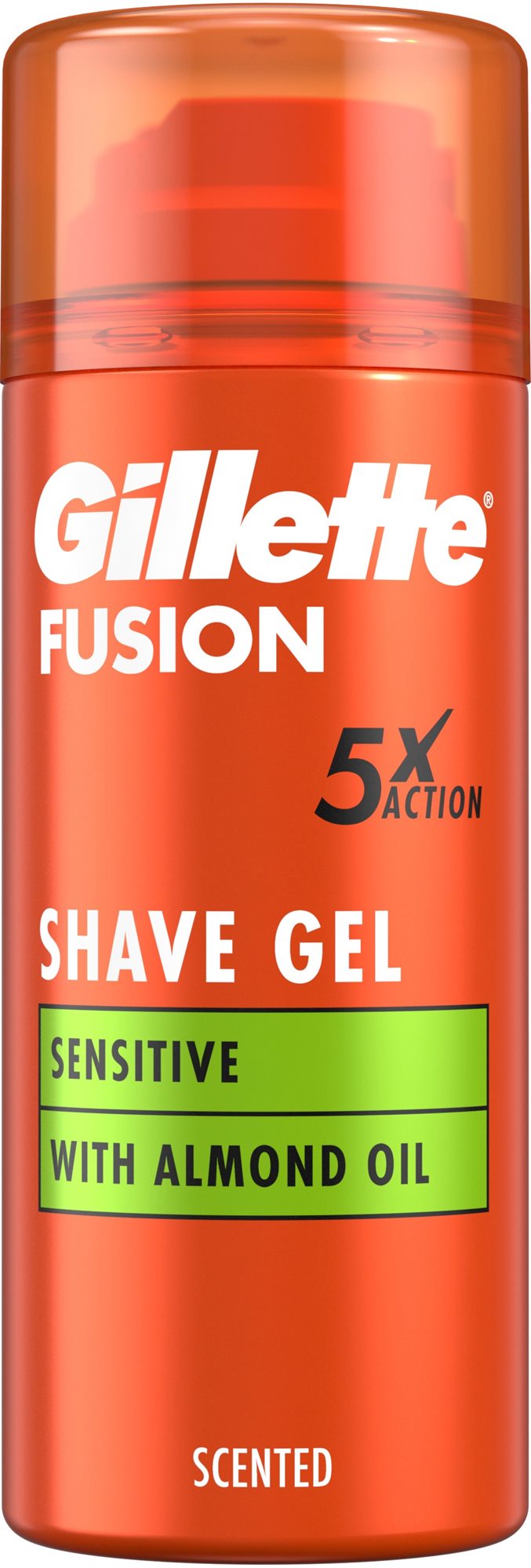 GILLETTE Fusion Shave Gel Sensitive with Almond oil 75 ml