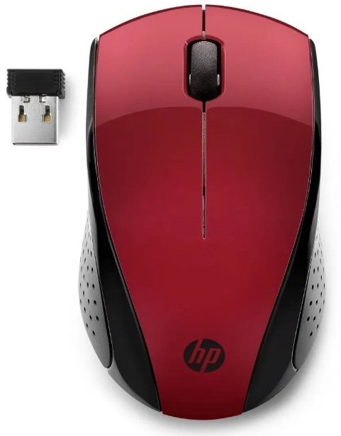 HP 220 - vezeték nélküli egér - piros