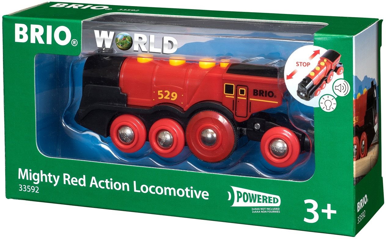 Brio World 33592 Egy hatalmas piros akció mozdony