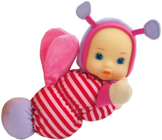 Játékbaba Bino Firefly - rózsaszín