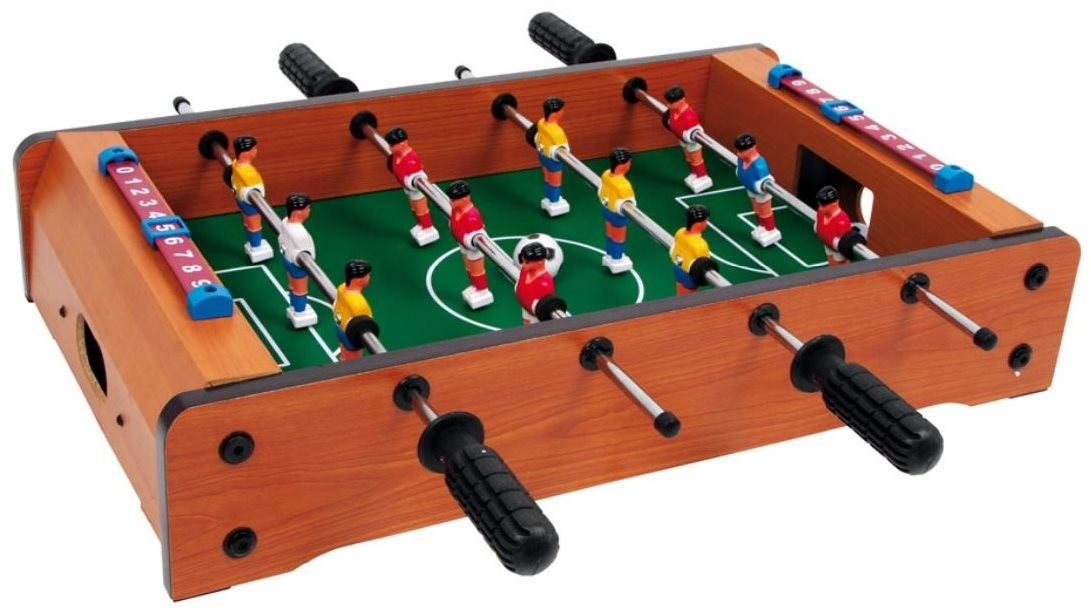 Csocsó asztal Fa játék - Poldi asztali foci