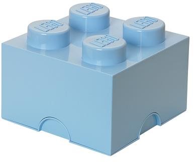 LEGO tároló doboz 4 250 x 250 x 180 mm - világoskék