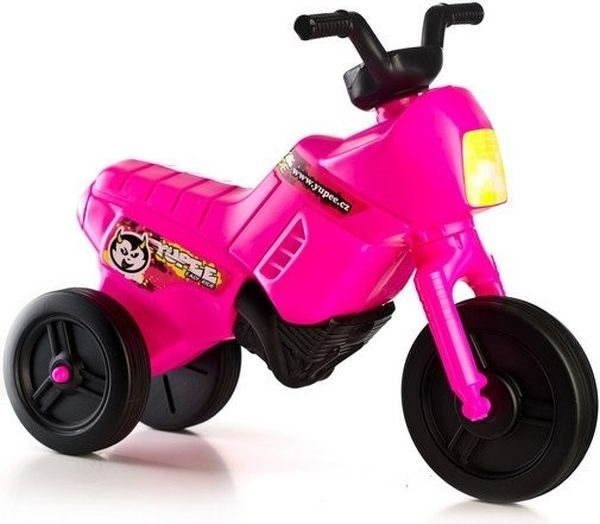 Enduro Yupee, kis méretű,lábbal hajható jármű, rózsaszín