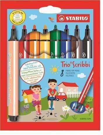 Stabilo Trio Scribbi 8 szín