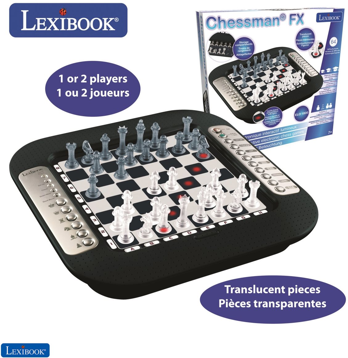 Lexibook ChessMan FX elektronikus sakkjáték