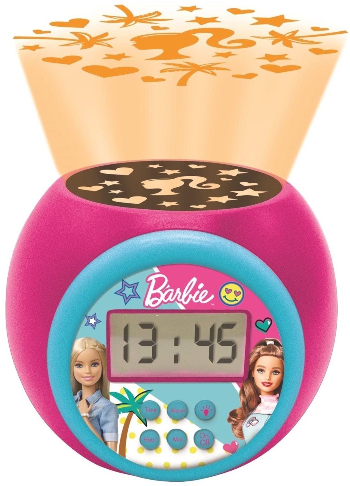 Lexibook Barbie ébresztőóra projektorral és időzítővel
