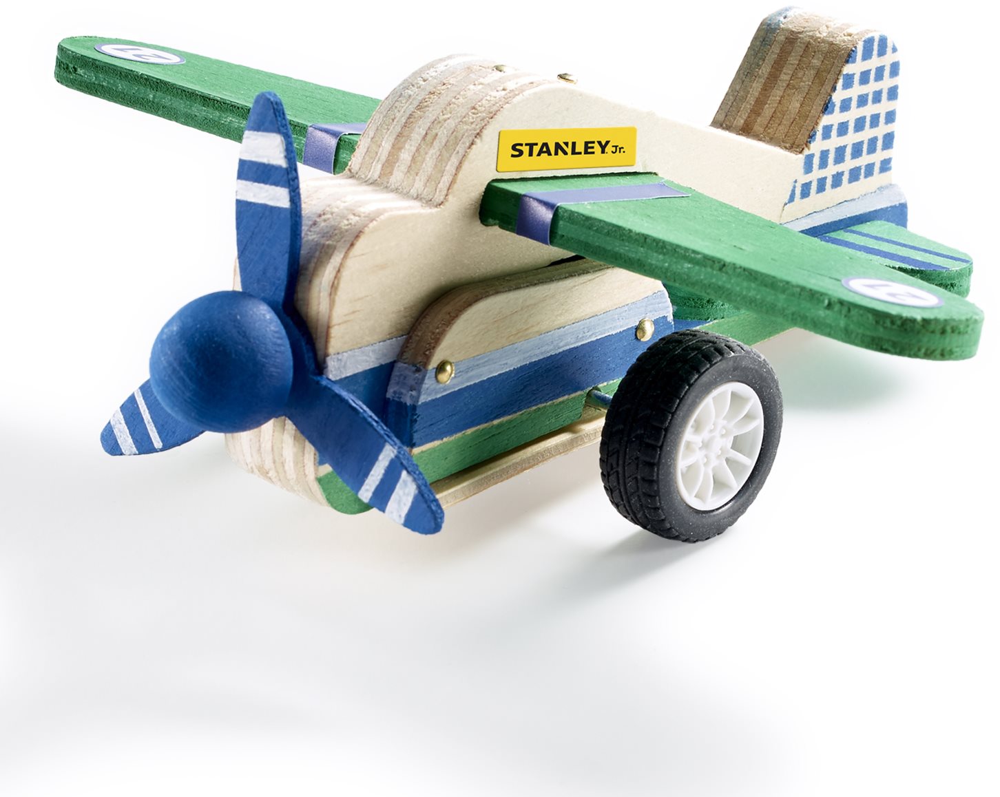 Stanley Jr. JK029-SY Építőipari készlet, repülőgép, fa