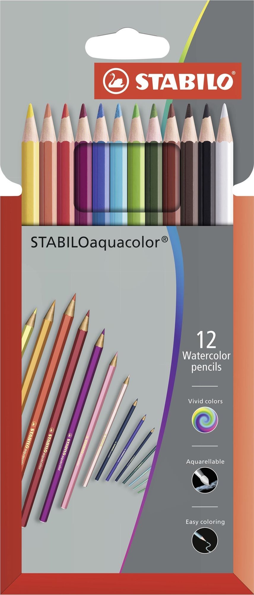 STABILOaquacolor 12 db karton tok Premium