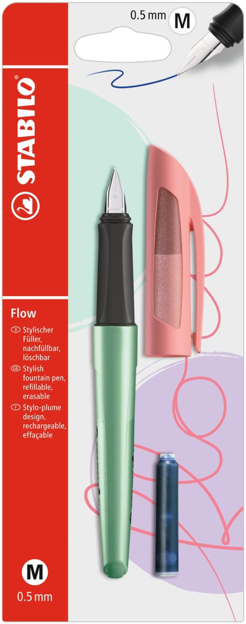 STABILO Flow COSMETIC red lips