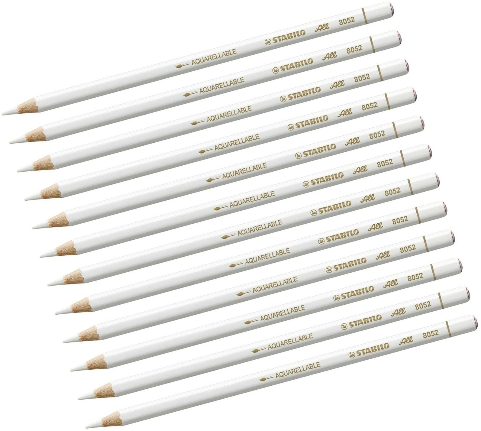 STABILO All színes ceruza, fehér, 12 db
