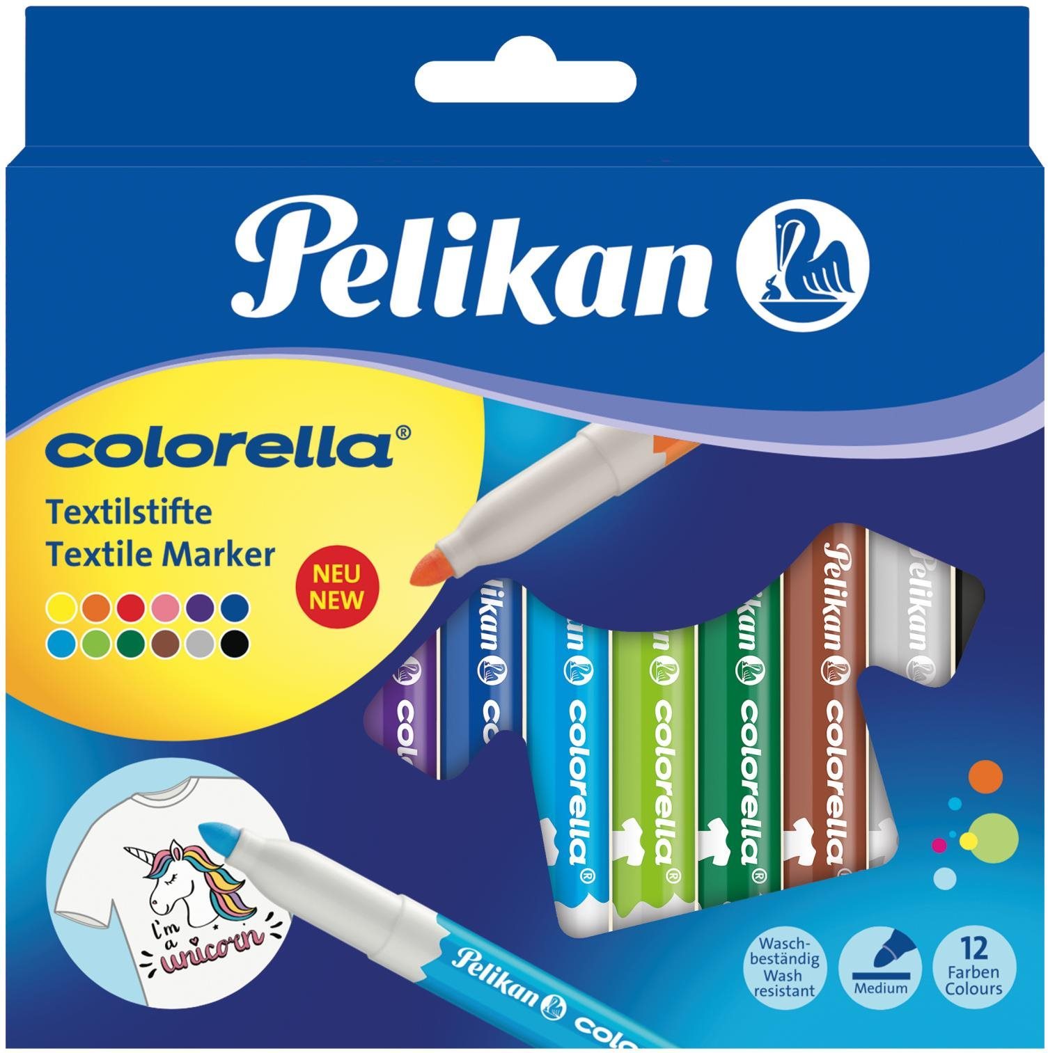 Pelikan Colorella textilre 12 szín