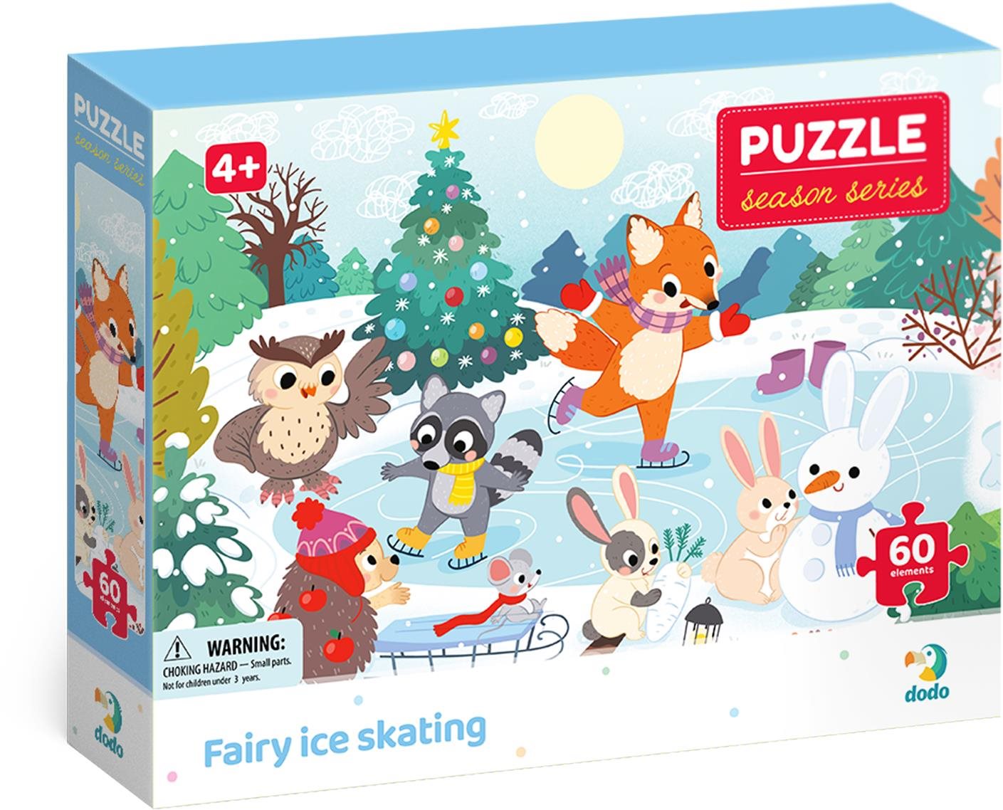 Puzzle Seasons Fairy Tale Tale Skating 60 darab