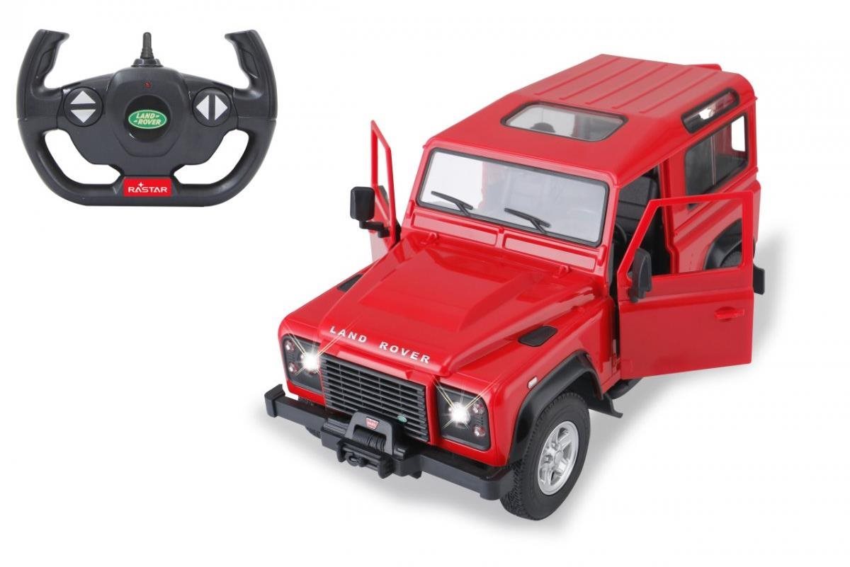 Távirányítós autó Land Rover Defender 1:14 piros 2,4GHz