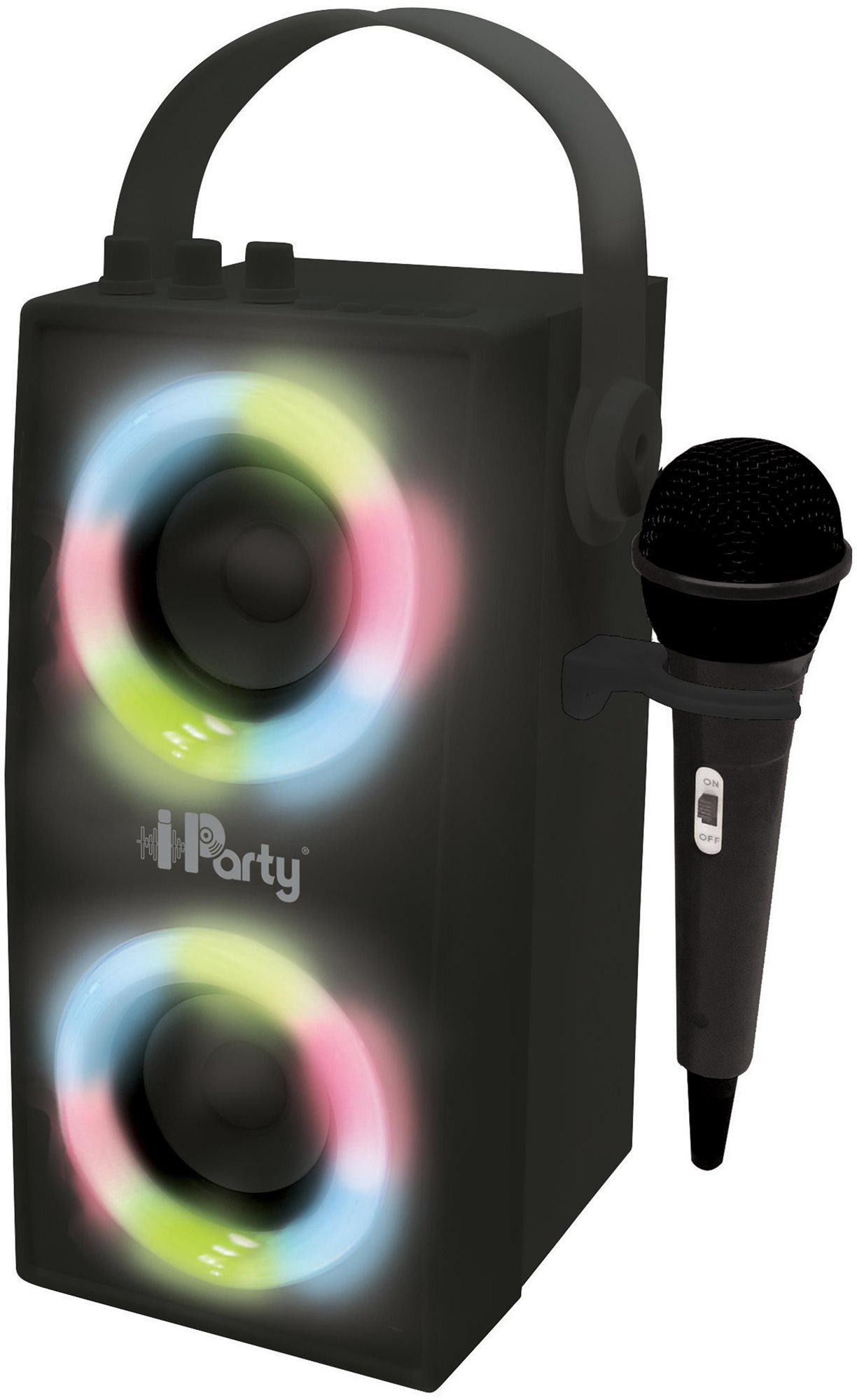 Lexibook Hordozható Bluetooth® hangszóró mikrofonnal és fényhatásokkal