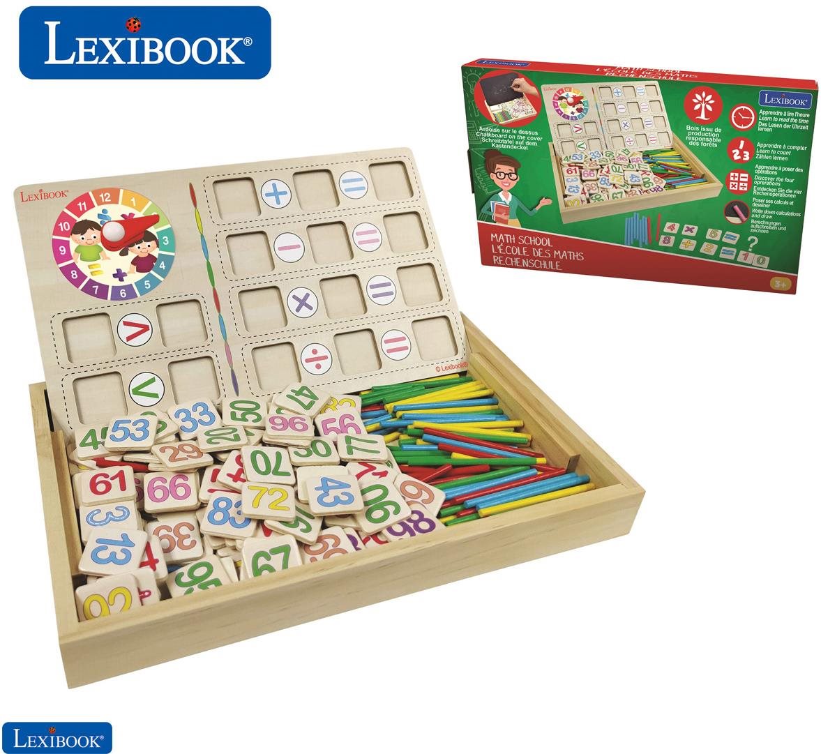 Lexibook Bio Toys® Matematikai iskola - Fadoboz táblával matematika tanuláshoz