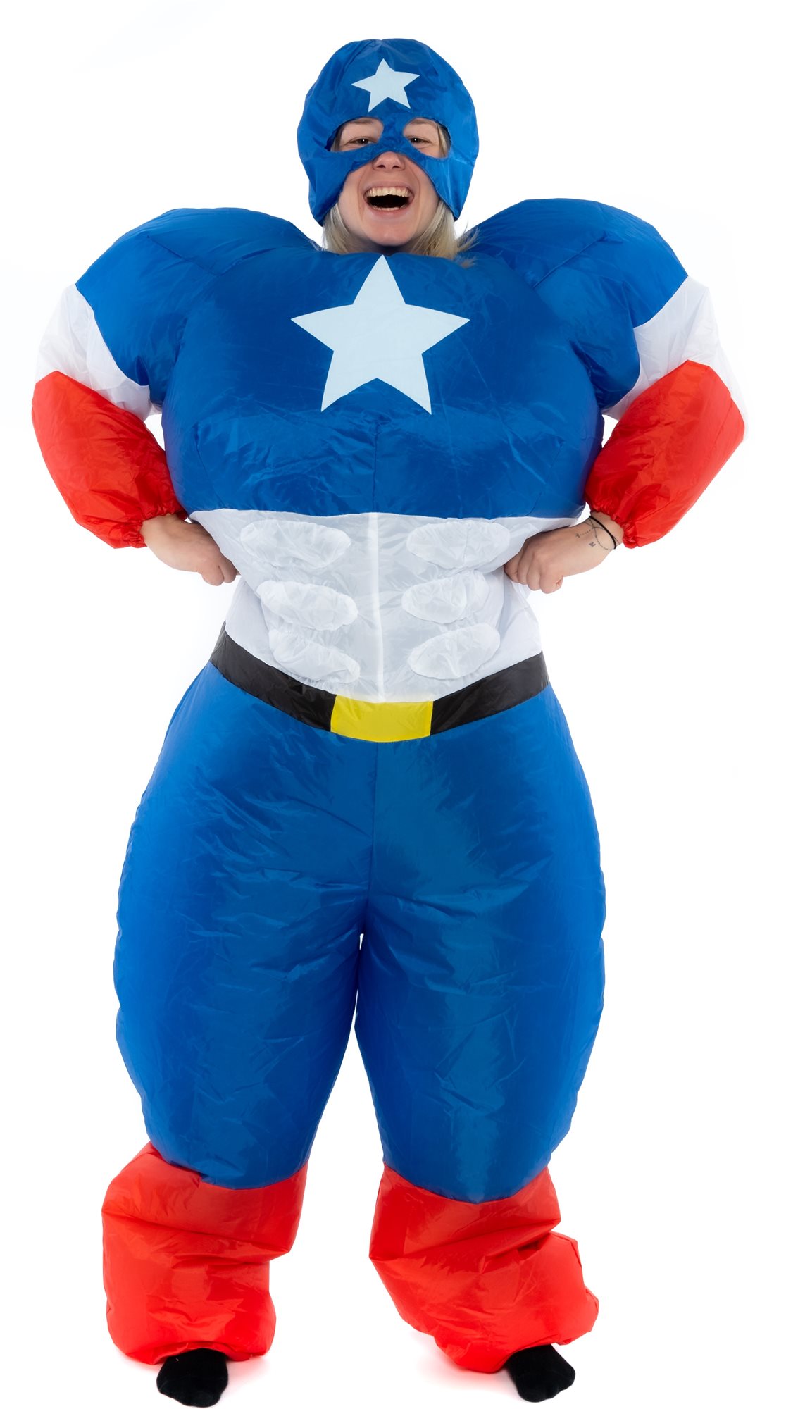 Felfújható jelmez felnőtteknek - Captain America