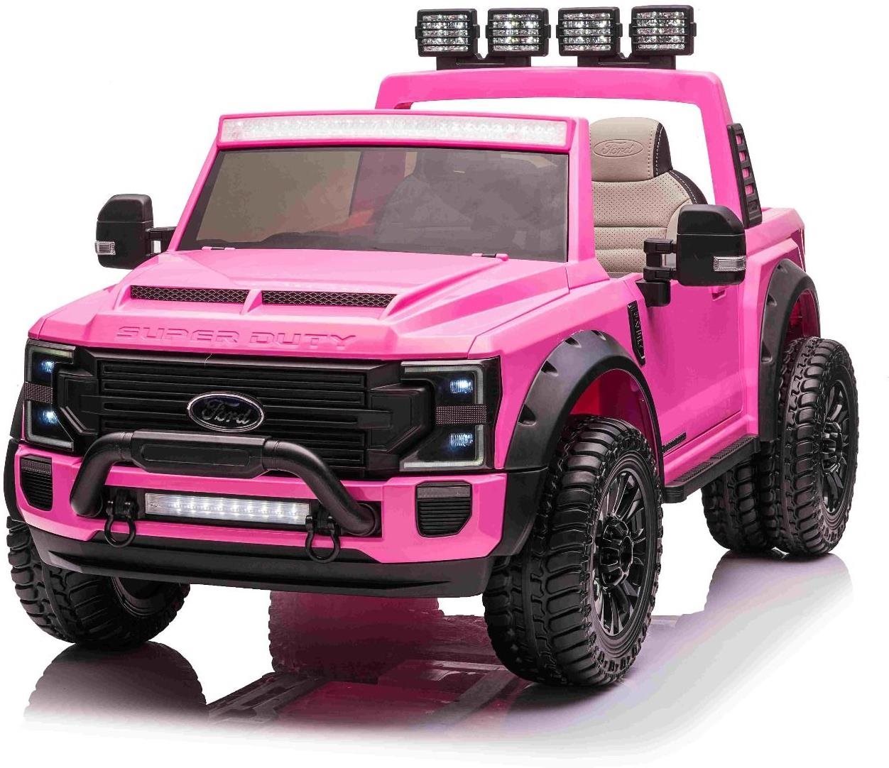 Ford Super Duty 24V Elektromos kisautó, rózsaszín