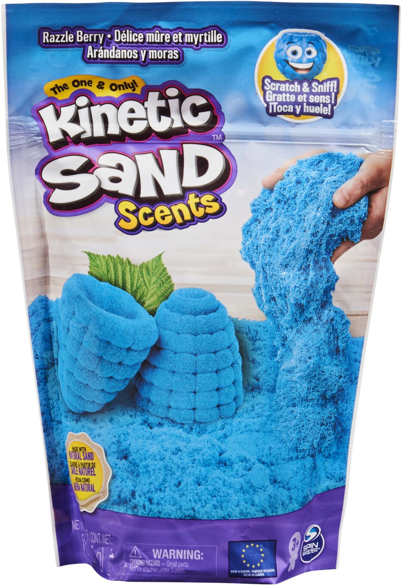 Kinetic Sand Illatos folyékony homok - Szeder málnával