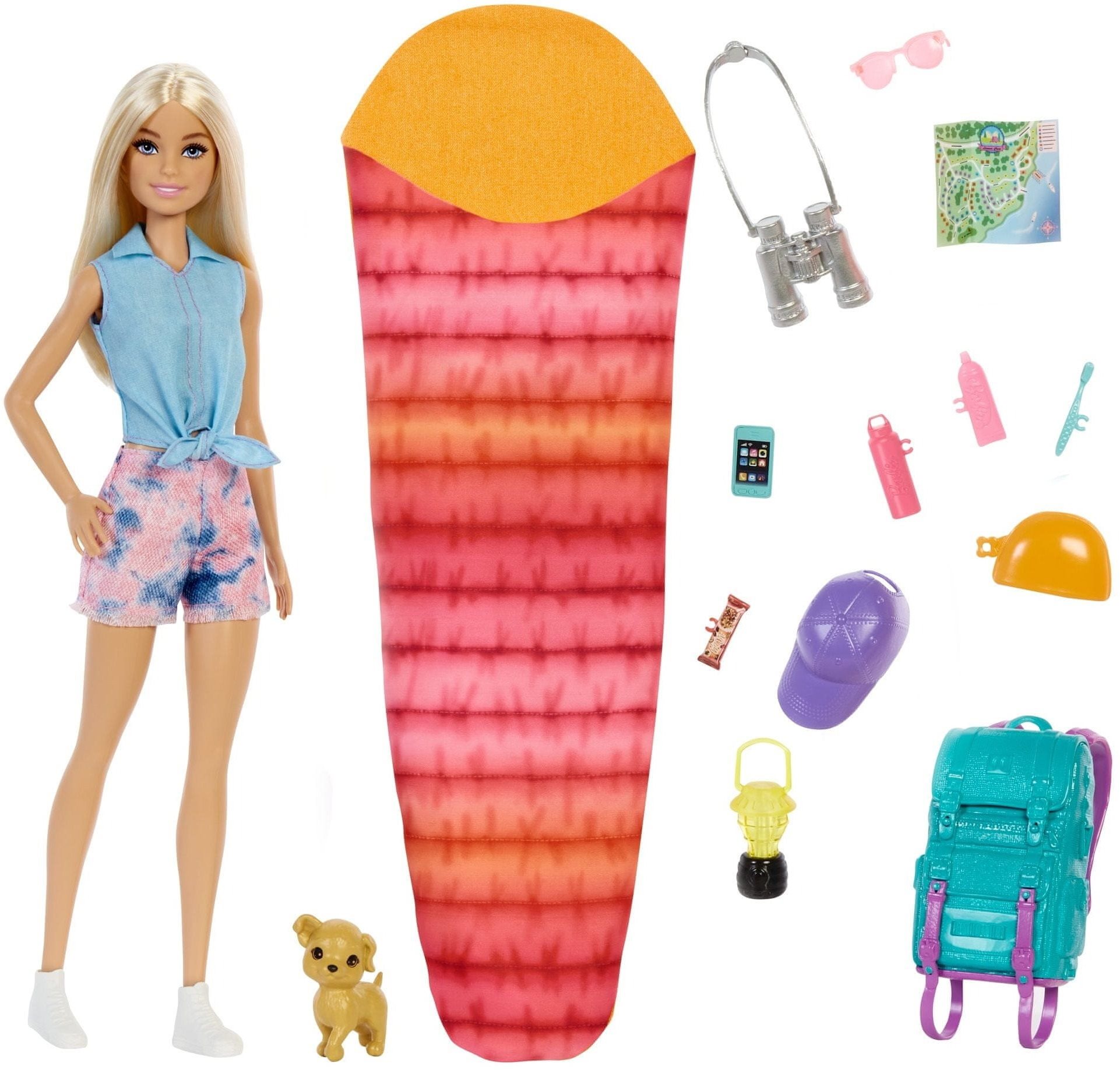 Barbie Dreamhouse Adventures Kempingező baba - Malibu