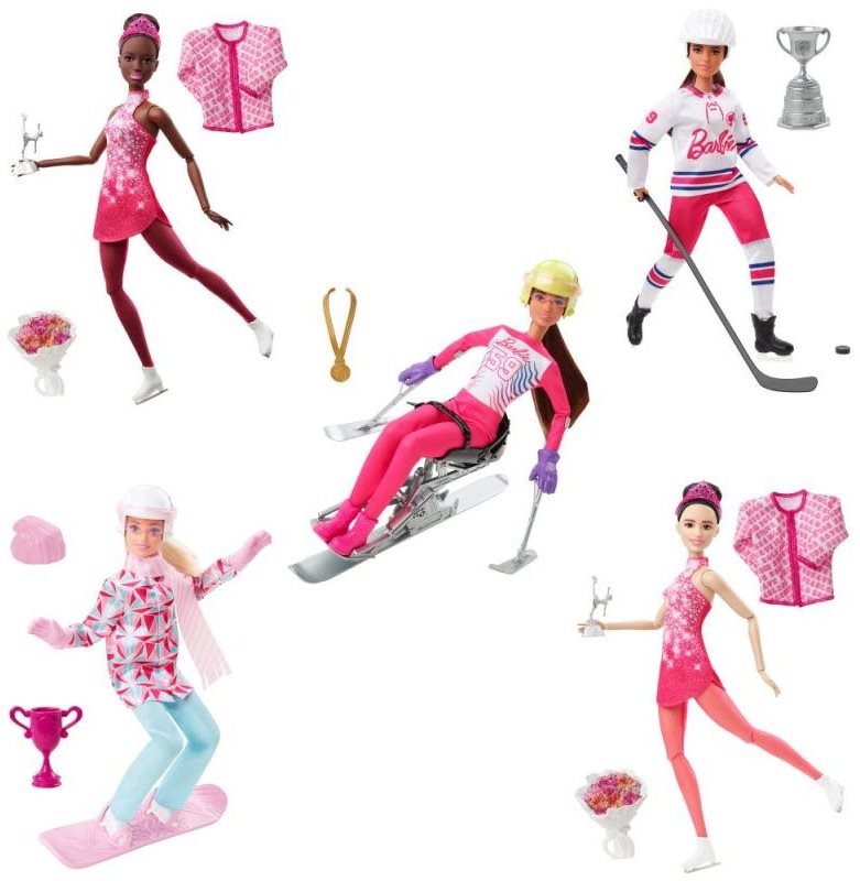 Barbie Téli sportok baba