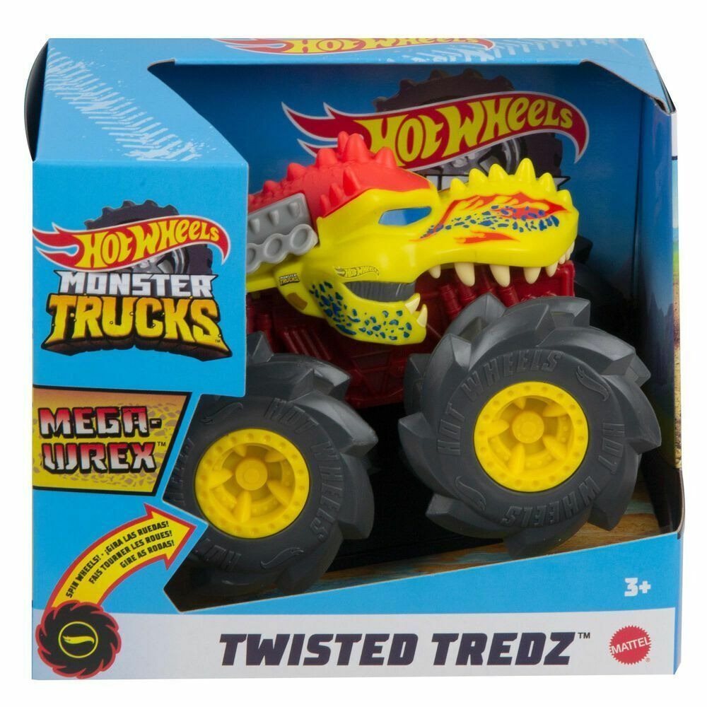 Hot Wheels Monster Trucks Felhúzható Truck - Mega Wrex