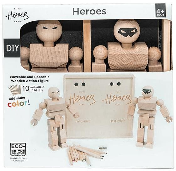 Once Kids Playhard Heroes 2 darab DYI Color Pencils