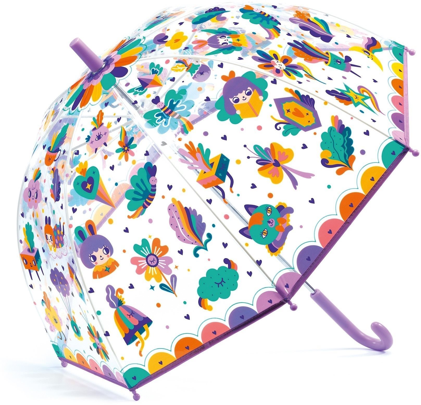 Djeco Gyönyörű dizájnos esernyő - Szivárvány
