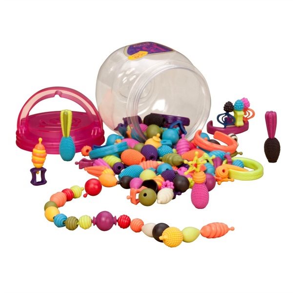 Gyöngy B-Toys pattintható gyöngyök és formák Pop Arty 150 db