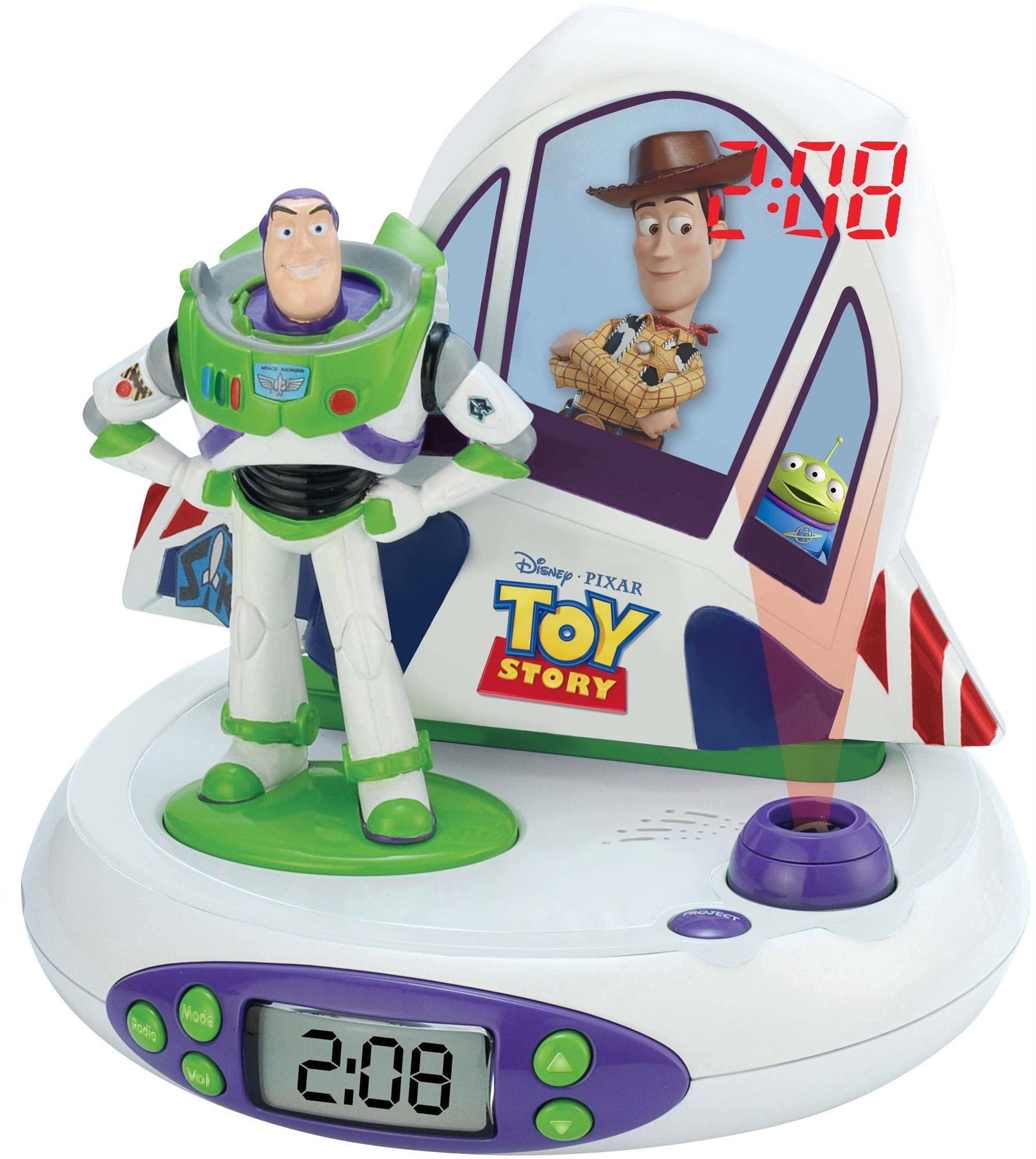 Lexibook Toy Story Projektoros óra hangokkal