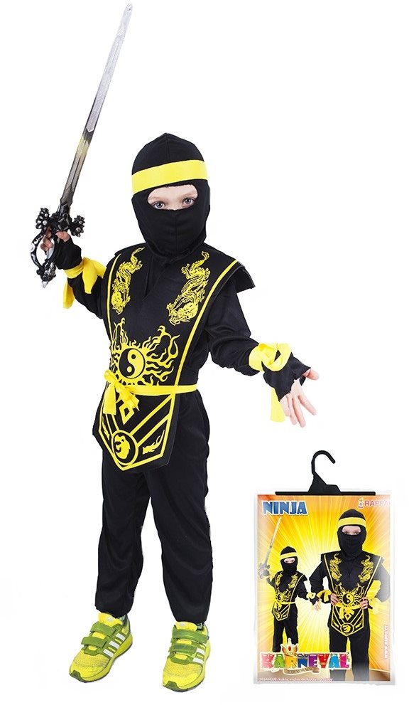 Rappa Ninja černo-žlutý, vel. S