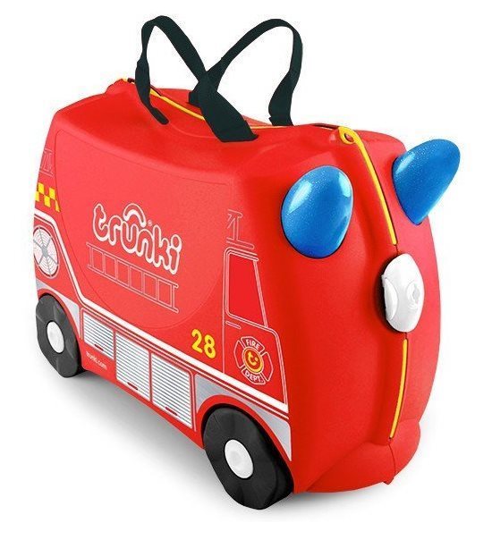 Gyermekbőrönd Trunk Case Frankie tűzoltókocsi