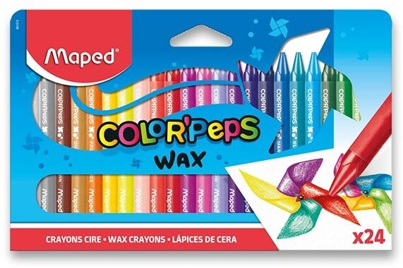 Maped Color Peps Wax, 24 szín
