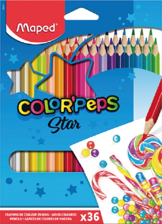 Maped Color Peps színes ceruza, 36 színben