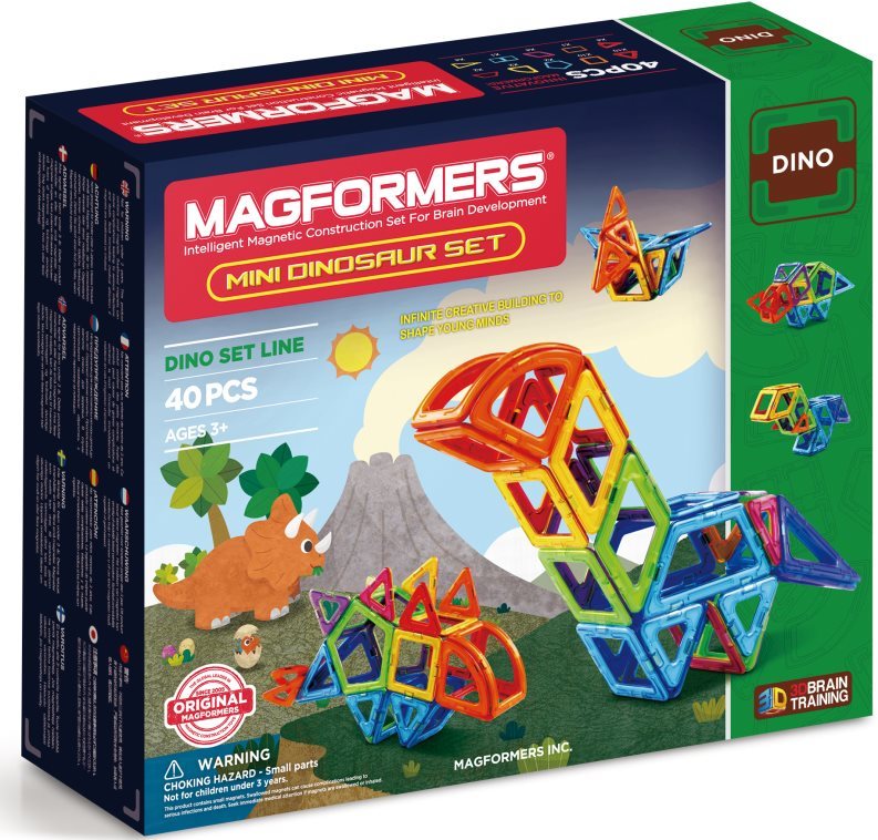 Magformers Mini dinoszauruszok