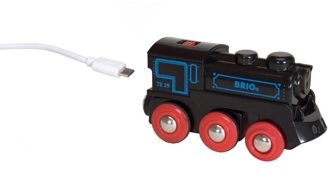 Brio World 33599 Újratölthető mozdony USB kábellel
