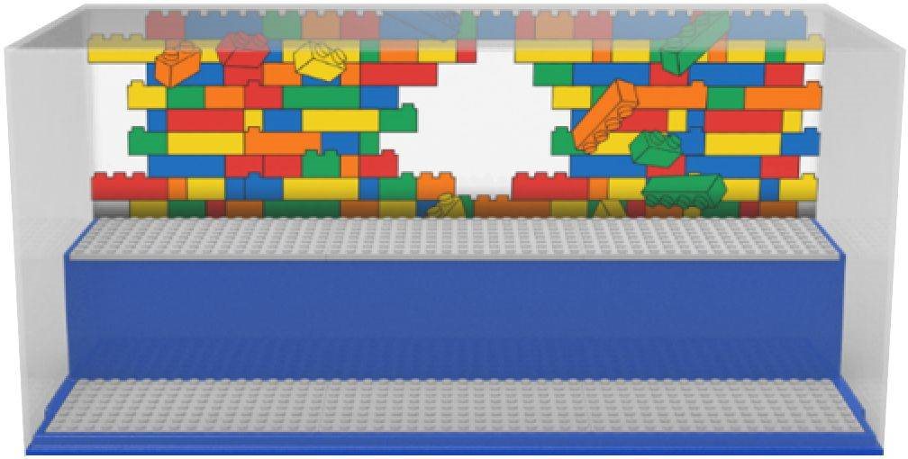 LEGO Iconic Játék- és gyűjtői doboz - kék