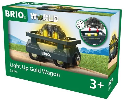 Brio World 33896 Világítós aranyszállító vagon
