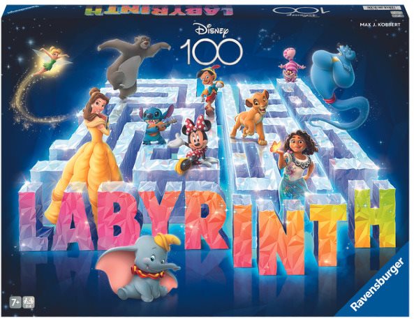 Ravensburger hry 275458 Labyrinth Disney: 100. výročí