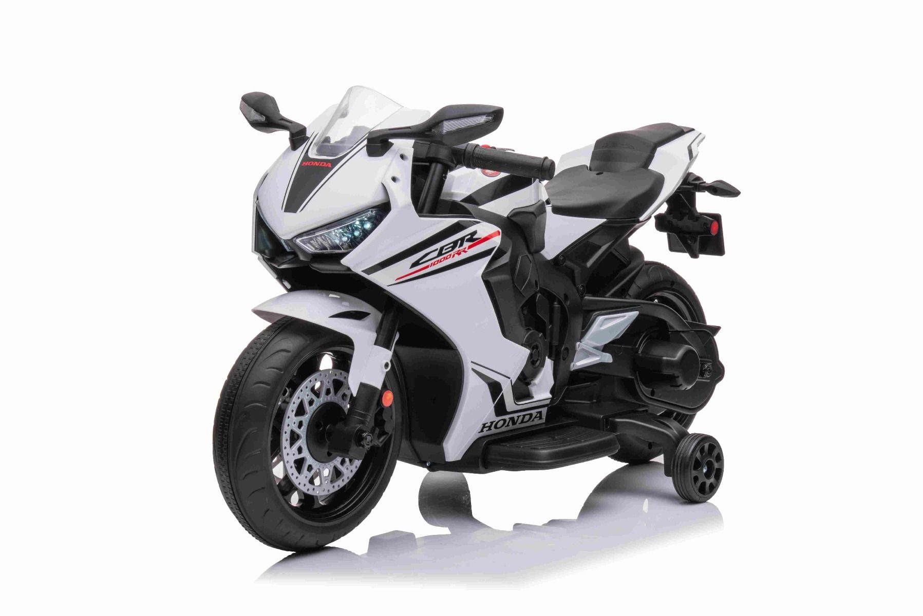 Elektromos motorkerékpár Honda CBR 1000RR 12 V, fehér