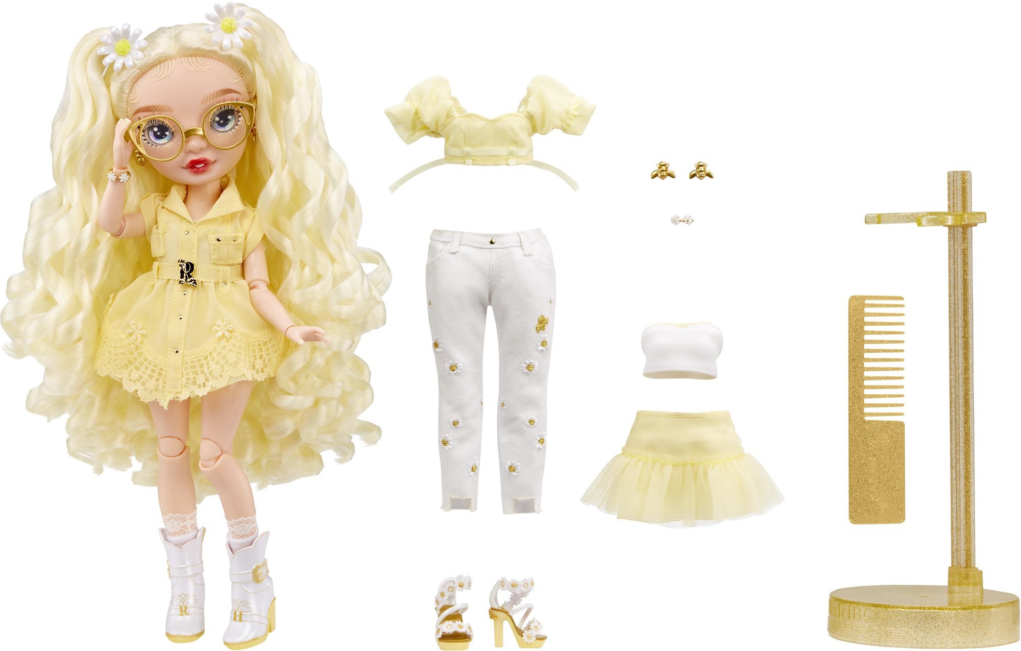 Rainbow High Fashion baba, 4. sorozat - Delilah Fields (Buttercup)